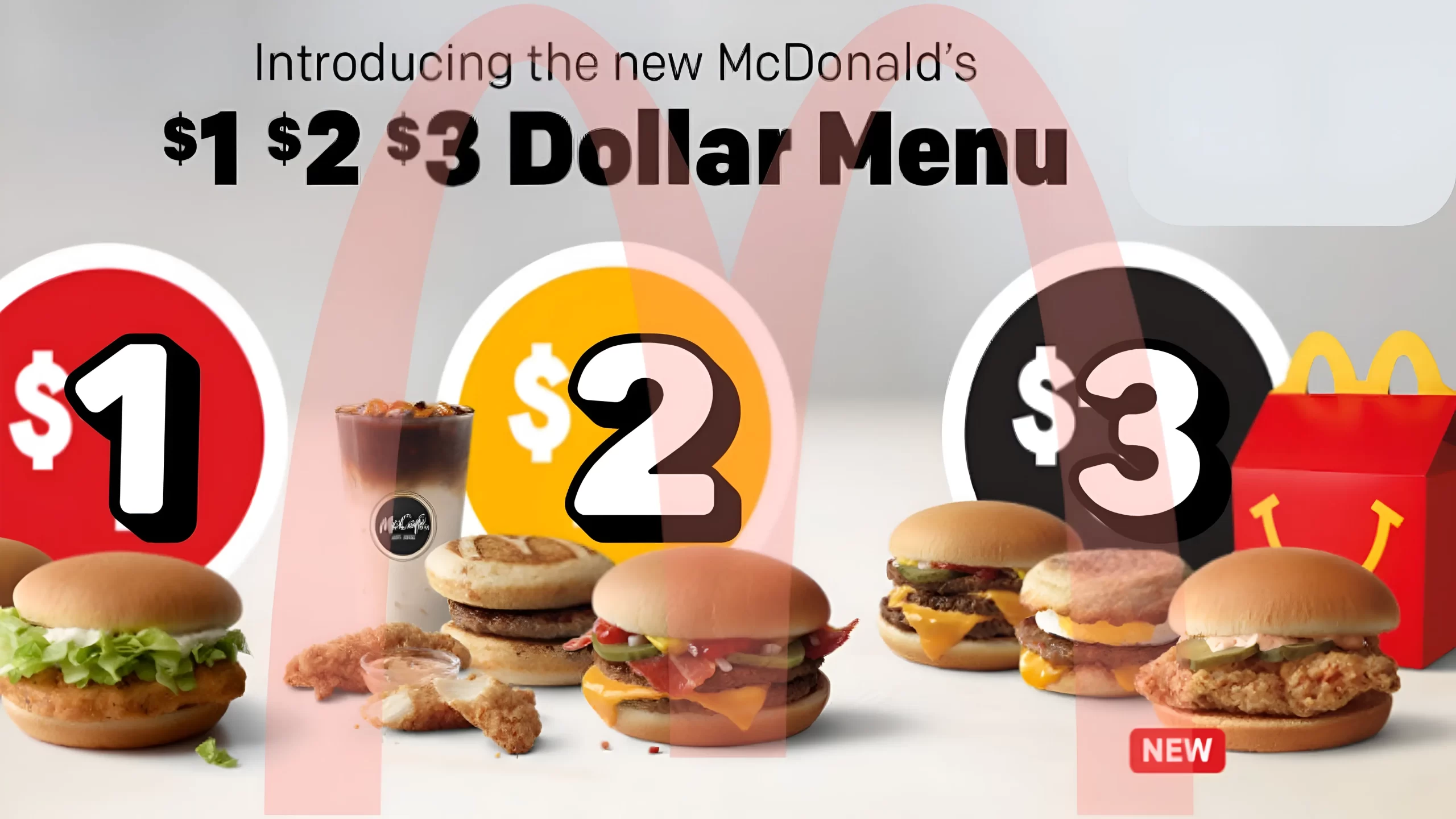McDonalds 1 2 3 Dollar Menu In USA 2026